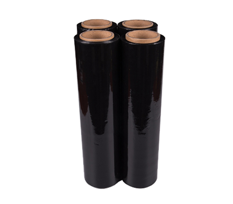 black stretch film